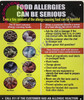 Food Allergies CAN BE SERIOUS DOB SIGN Food Allergies CAN BE SERIOUS DOB SIGN