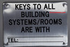 Keys to All Building Systems are with HPD SIGN