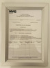 Elevator Permit Frame 6" X 9"