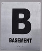Basement Floor Number Sign-Tactile Signs - Tactile Touch Braille Sign-Tactile Signs Basement Floor Number Sign-Tactile Signs - Tactile Touch Braille Sign-Tactile Signs