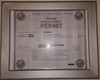 Permit frame city of Chicago Permit frame city of Chicago