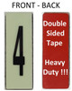PHOTOLUMINESCENT DOOR NUMBER 4 HEAVY DUTY / GLOW IN THE DARK "DOOR NUMBER FOUR" HEAVY DUTY Compliance Sign PHOTOLUMINESCENT DOOR NUMBER 4 HEAVY DUTY / GLOW IN THE DARK "DOOR NUMBER FOUR" HEAVY DUTY Compliance Sign