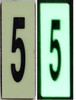 PHOTOLUMINESCENT DOOR NUMBER 5 HPD SIGN HEAVY DUTY / GLOW IN THE DARK "DOOR NUMBER FIVE" HPD SIGN HEAVY DUTY PHOTOLUMINESCENT DOOR NUMBER 5 HPD SIGN HEAVY DUTY / GLOW IN THE DARK "DOOR NUMBER FIVE" HPD SIGN HEAVY DUTY