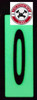 PHOTOLUMINESCENT DOOR NUMBER 0 DOB SIGN HEAVY DUTY / GLOW IN THE DARK "DOOR NUMBER ZERO" DOB SIGN HEAVY DUTY PHOTOLUMINESCENT DOOR NUMBER 0 DOB SIGN HEAVY DUTY / GLOW IN THE DARK "DOOR NUMBER ZERO" DOB SIGN HEAVY DUTY