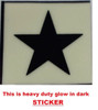 GLOW IN DARK STAR EMERGENCY MARKING HPD SIGN GLOW IN DARK STAR EMERGENCY MARKING HPD SIGN