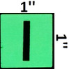 PHOTOLUMINESCENT DOOR NUMBER I DOB SIGN PHOTOLUMINESCENT DOOR NUMBER I DOB SIGN