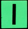 PHOTOLUMINESCENT DOOR NUMBER I BUILDING SIGN PHOTOLUMINESCENT DOOR NUMBER I BUILDING SIGN