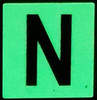 PHOTOLUMINESCENT DOOR NUMBER N BUILDING SIGN PHOTOLUMINESCENT DOOR NUMBER N BUILDING SIGN