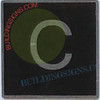 ELEVATOR FLOOR NUMBER C SIGN- ELEVATOR JAMB PLATE FLOOR C BUILDING SIGN