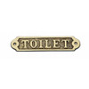 Brass Toilet-Brass Door Signage
