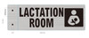 Lactation Room DOB SIGN -Two-Sided/Double Sided Projecting, Corridor and Hallway DOB SIGN