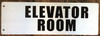 Elevator Room Sign-Two-Sided/Double Sided Projecting, Corridor and Hallway HPD SIGN