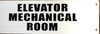 Elevator Mechanical Room Sign-Two-Sided/Double Sided Projecting, Corridor and Hallway DOB SIGN Elevator Mechanical Room Sign-Two-Sided/Double Sided Projecting, Corridor and Hallway DOB SIGN