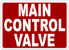 MAIN CONTROL VALVE  Sign MAIN CONTROL VALVE  Sign