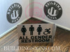 ALL GENDER ACCESSIBLE RESTROOM PROJECTION SIGN- ALL GENDER ACCESSIBLE RESTROOM 3D DOB SIGN ALL GENDER ACCESSIBLE RESTROOM PROJECTION SIGN- ALL GENDER ACCESSIBLE RESTROOM 3D DOB SIGN