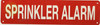 SPRINKLER ALARM SIGN, Fire Safety SIGNAGE SPRINKLER ALARM SIGN, Fire Safety SIGNAGE