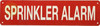 SPRINKLER ALARM SIGN, Fire Safety HPD SIGN SPRINKLER ALARM SIGN, Fire Safety HPD SIGN