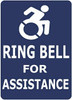 Ring Bell for ASSITANCE Sign