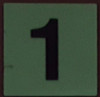 PHOTOLUMINESCENT DOOR NUMBER 1 SAFETY SIGNHEAVY DUTY / GLOW IN THE DARK "DOOR NUMBER ONE" SAFETY SIGNHEAVY DUTY
