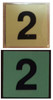 PHOTOLUMINESCENT DOOR NUMBER 2 SIGNAGE HEAVY DUTY / GLOW IN THE DARK "DOOR NUMBER TWO" SIGNAGE HEAVY DUTY PHOTOLUMINESCENT DOOR NUMBER 2 SIGNAGE HEAVY DUTY / GLOW IN THE DARK "DOOR NUMBER TWO" SIGNAGE HEAVY DUTY