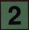 PHOTOLUMINESCENT DOOR NUMBER 2 HEAVY DUTY / GLOW IN THE DARK "DOOR NUMBER TWO" HEAVY DUTY Compliance Sign PHOTOLUMINESCENT DOOR NUMBER 2 HEAVY DUTY / GLOW IN THE DARK "DOOR NUMBER TWO" HEAVY DUTY Compliance Sign