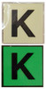 PHOTOLUMINESCENT DOOR NUMBER K SIGNAGE HEAVY DUTY / GLOW IN THE DARK "DOOR NUMBER" SIGNAGE HEAVY DUTY PHOTOLUMINESCENT DOOR NUMBER K SIGNAGE HEAVY DUTY / GLOW IN THE DARK "DOOR NUMBER" SIGNAGE HEAVY DUTY