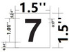 PHOTOLUMINESCENT DOOR NUMBER 7 HPD SIGN HEAVY DUTY / GLOW IN THE DARK "DOOR NUMBER SEVEN" HPD SIGN HEAVY DUTY PHOTOLUMINESCENT DOOR NUMBER 7 HPD SIGN HEAVY DUTY / GLOW IN THE DARK "DOOR NUMBER SEVEN" HPD SIGN HEAVY DUTY