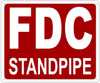 FDC STANDPIPE   Sign