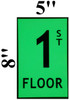 FLOOR NUMBER Sign1ST FLOOR SignPHOTOLUMINESCENT GLOW IN THE DARK DOB SIGN FLOOR NUMBER Sign1ST FLOOR SignPHOTOLUMINESCENT GLOW IN THE DARK DOB SIGN