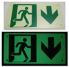 PHOTOLUMINESCENT EXIT SIGNAGE HEAVY DUTY / GLOW IN THE DARK "EXIT" SIGNAGE HEAVY DUTY PHOTOLUMINESCENT EXIT SIGNAGE HEAVY DUTY / GLOW IN THE DARK "EXIT" SIGNAGE HEAVY DUTY