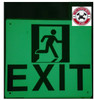 PHOTOLUMINESCENT EXIT DOB SIGN HEAVY DUTY / GLOW IN THE DARK "EXIT" DOB SIGN HEAVY DUTY PHOTOLUMINESCENT EXIT DOB SIGN HEAVY DUTY / GLOW IN THE DARK "EXIT" DOB SIGN HEAVY DUTY