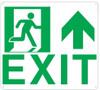 PHOTOLUMINESCENT EXIT SIGN HEAVY DUTY / GLOW IN THE DARK "EXIT" SIGN HEAVY DUTY PHOTOLUMINESCENT EXIT SIGN HEAVY DUTY / GLOW IN THE DARK "EXIT" SIGN HEAVY DUTY