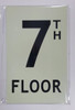 FLOOR NUMBER7TH FLOORPHOTOLUMINESCENT GLOW IN THE DARK FLOOR NUMBER7TH FLOORPHOTOLUMINESCENT GLOW IN THE DARK