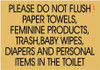 TOILET SIGN-Please do not flush sign TOILET SIGN-Please do not flush sign