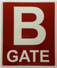 Gate B HPD SIGN