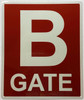 Gate B DOB SIGN