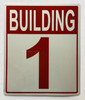 Building Number 1 Sign: Building - 1 DOB SIGN