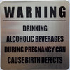 Warning: Drinking Alcoholic Beverages During Pregnancy Compliance Sign Warning: Drinking Alcoholic Beverages During Pregnancy Compliance Sign
