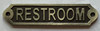 Cast Aluminum Restroom HPD SIGN Cast Aluminum Restroom HPD SIGN