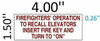 FIREFIGHTERS OPERATION TO RECALL ELEVATORS INSERT FIRE KEY AND TURN TO ON Sign FIREFIGHTERS OPERATION TO RECALL ELEVATORS INSERT FIRE KEY AND TURN TO ON Sign