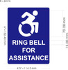 RING BELL FOR ASSISTANCE HPD SIGN
