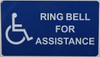 Ring Bell for Assistance TactileSign