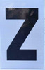 Apartment Number SignLetter Z  - Porte D'argent line Apartment Number SignLetter Z  - Porte D'argent line