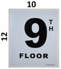 9th Floor BUILDING SIGN