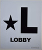 Star Lobby Floor BUILDING SIGN