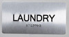 Laundry Room Sign-Tactile Signs  Silver-Tactile Touch Braille Sign-Tactile Signs Laundry Room Sign-Tactile Signs  Silver-Tactile Touch Braille Sign-Tactile Signs