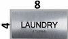 Laundry Room Sign-Tactile Signs  Silver-Tactile Touch Braille Sign-Tactile Signs Laundry Room Sign-Tactile Signs  Silver-Tactile Touch Braille Sign-Tactile Signs
