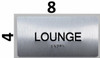 Lounge Sign-Tactile Signs  Silver-Tactile Touch Braille Sign-Tactile Signs Lounge Sign-Tactile Signs  Silver-Tactile Touch Braille Sign-Tactile Signs