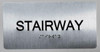 Stairway Sign-Tactile Signs  Silver-Tactile Touch Braille Sign-Tactile Signs Stairway Sign-Tactile Signs  Silver-Tactile Touch Braille Sign-Tactile Signs
