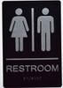 Unisex ACCESSIBLE Restroom Sign-Tactile Signs Unisex ACCESSIBLE Restroom Sign-Tactile Signs